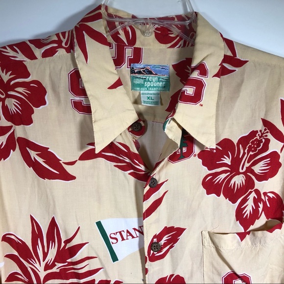 Reyn Spooner Stanford university Cardinals Shirt - Picture 4 of 6